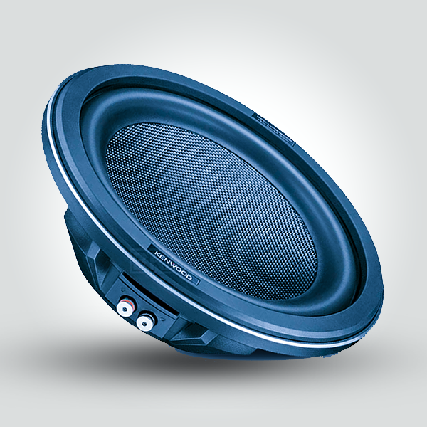 Kenwood KFC-WPS1000F 1000W 10" Flat Shallow Slimline Component Subwoofer 250 watts RMS