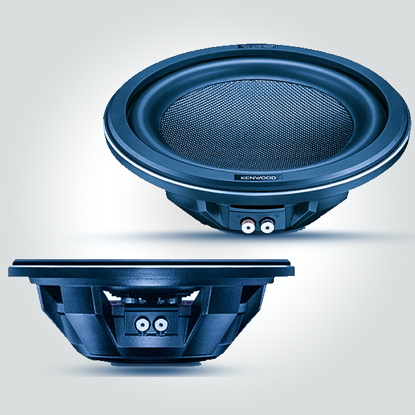 Kenwood KFC-WPS1000F 1000W 10" Flat Shallow Slimline Component Subwoofer 250 watts RMS