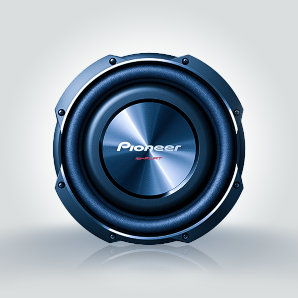 Pioneer TS-SW2502S4 10" Shallow-Mount Subwoofer with 300watts RMS Power