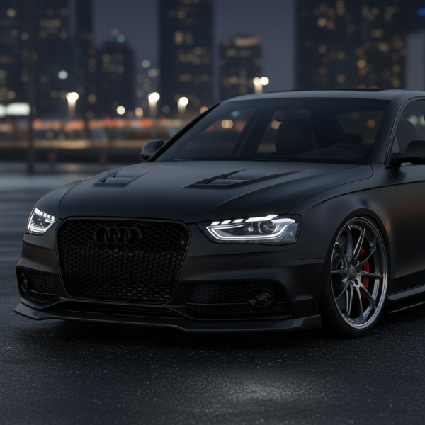 Audi A4 B8 RS Style LED Headlights with Dynamic Turn Signals (2012-2016)