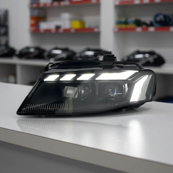 Audi A4 B8 RS Style LED Headlights with Dynamic Turn Signals (2012-2016)