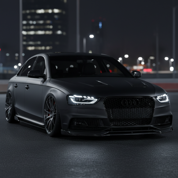 Audi A4 B8 RS Style LED Headlights with Dynamic Turn Signals (2012-2016)