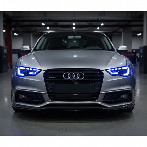 Audi A5 LED Headlights 2012-2015 Dynamic Sequential Indicator DRL Projector Headlamps Pair