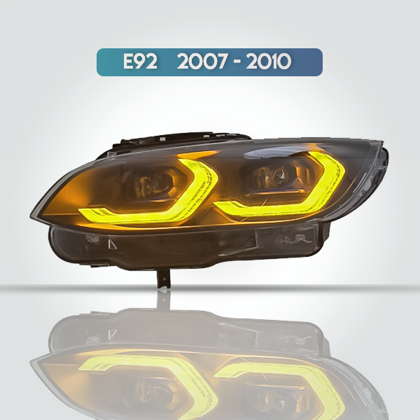 BMW 3 SERIES E92 2007-2010 LED HEADLIGHT ASSEMBLY – DAYTIME RUNNING LIGHTS LASER FRONT LAMPS CAR ACCESSORIES