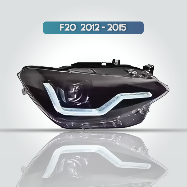 BMW 1-SERIES F20 HEADLIGHTS ASSEMBLY 2012-2015 MODIFIED LED LASER LENS DAYTIME RUNNING LIGHTS