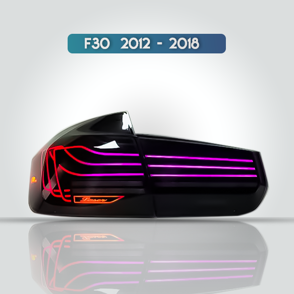 BMW F30 RGB LED Taillight Assembly | Multi-Color Changing 2012-2018 | Sound Louder