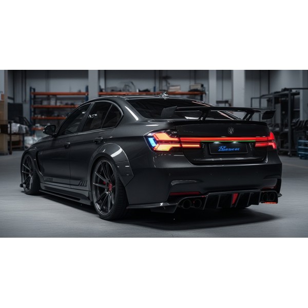 BMW F30 Sequential LED Taillight Assembly | Smoked Red 2012-2018 | Sound Louder