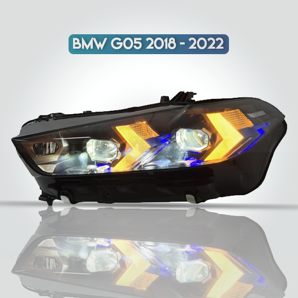 BMW X5 G05 2018 - 2022 LED HEADLIGHT PROJECTOR LENS UPGRADE – OEM FACELIFT LASER LED HEADLAMPS