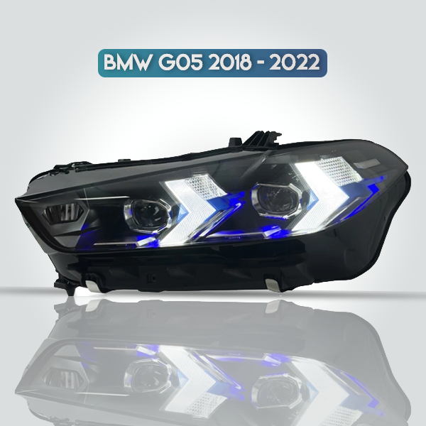 BMW X5 G05 2018 - 2022 LED HEADLIGHT PROJECTOR LENS UPGRADE – OEM FACELIFT LASER LED HEADLAMPS