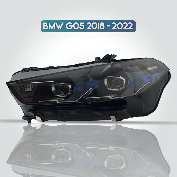 BMW X5 G05 2018 - 2022 LED HEADLIGHT PROJECTOR LENS UPGRADE – OEM FACELIFT LASER LED HEADLAMPS