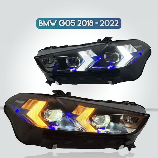 BMW X5 G05 2018 - 2022 LED HEADLIGHT PROJECTOR LENS UPGRADE – OEM FACELIFT LASER LED HEADLAMPS