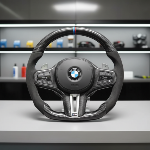 BMW M Performance Carbon Fiber Steering Wheel 2014-2025 - Racing Sport Paddle Shift Heated Leather