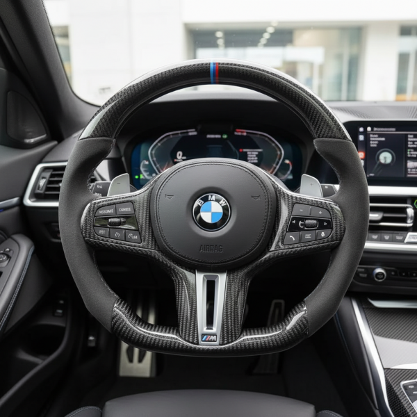 BMW M Performance Carbon Fiber Steering Wheel 2014-2025 - Racing Sport Paddle Shift Heated Leather