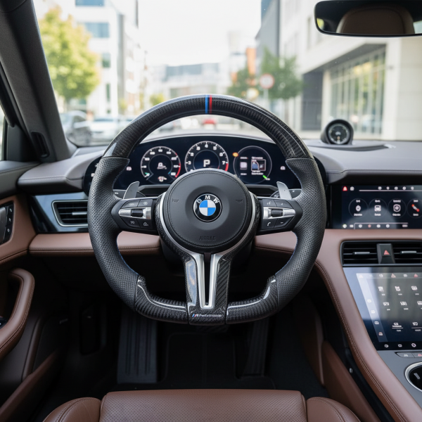 BMW M Performance Perforated Carbon Fiber Steering...