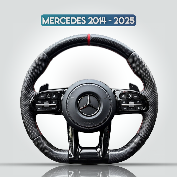 Mercedes-Benz AMG Performance Steering Wheel Red S... Mercedes-Benz AMG Performance Steering Wheel Red S...