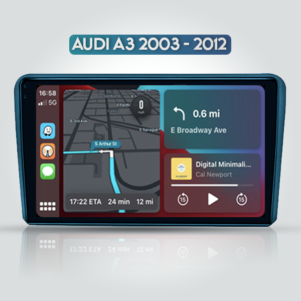 Audi A3 8P 2003 - 2012 9 Inch Android Navigation Touch Screen Radio - Ultra Premium Series 