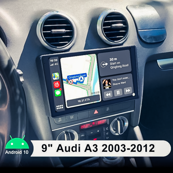 Audi A3 8P 2003 - 2012 9 Inch Android Navigation Touch Screen Radio - Ultra Premium Series 