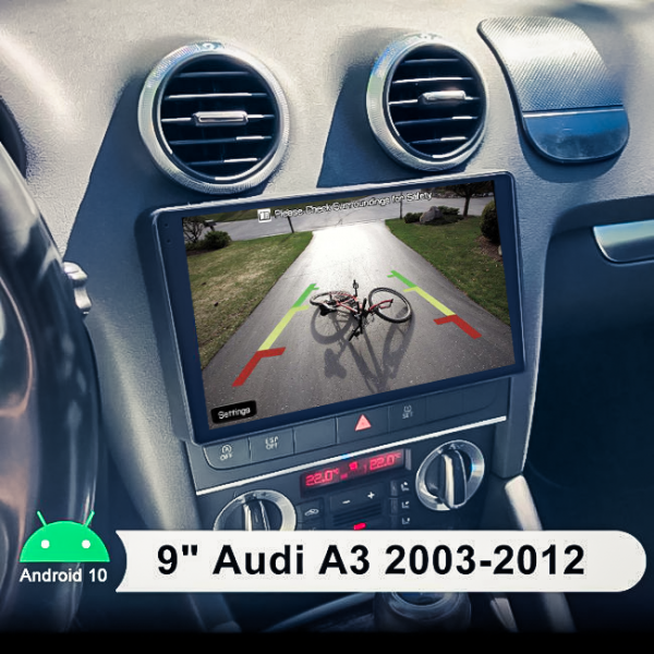 Audi A3 8P 2003 - 2012 9 Inch Android Navigation Touch Screen Radio