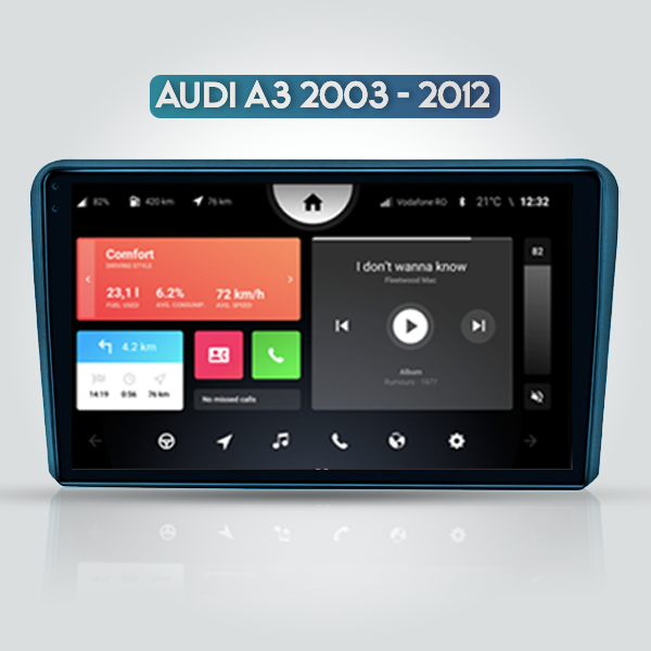 AUDI A3 / S3 / RS3 2003 - 2012 9 INCH ANDROID CAR STEREO NAVIGATION RADIO HEAD UNIT - OPTIMAL SERIES
