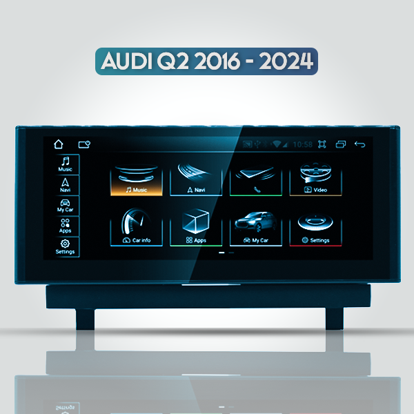 AUDI Q2 2016 - 2024 10.25 INCH ANDROID APPLE CARPLAY RADIO - ULTRA PREMIUM SERIES 