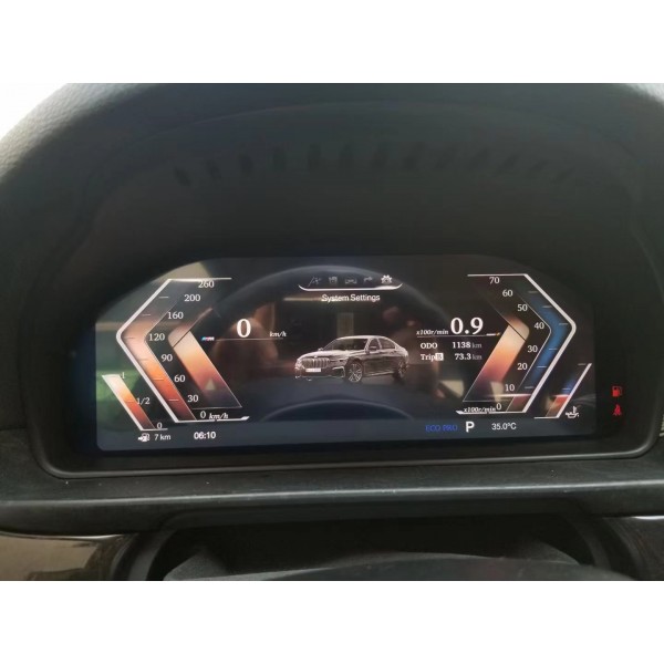 BMW 5/6/7 Series 2013 - 2017 F10 12.3 Inch Digital Instrumental Cluster Virtual Cockpit