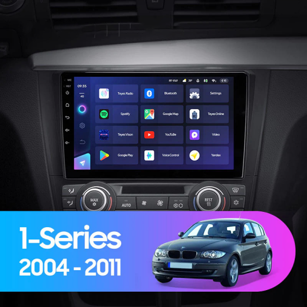 BMW 1 Series E81/E82/E87/E88 2005 - 2012 9 Inch Android Multimedia Carplay Radio 