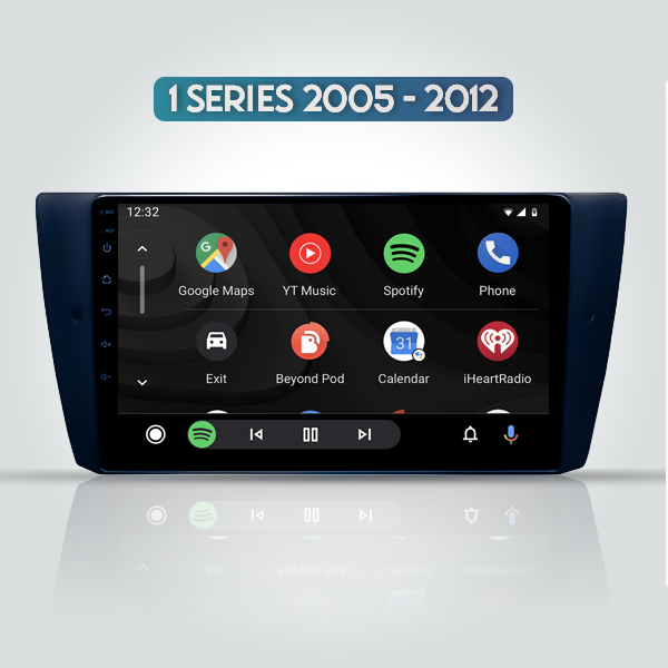 BMW 1 Series E88 2005-2012 9 INCH ANDROID APPLE CARPLAY CAR STEREO NAVIGATION IN-DASH HEAD UNIT - PREMIUM SERIES