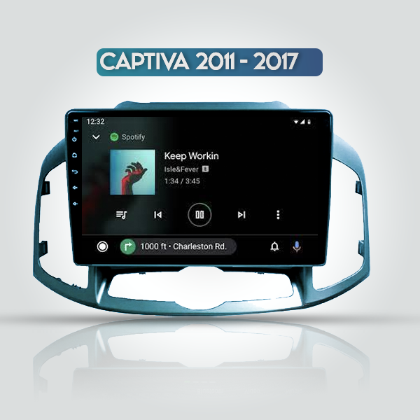 CHEVROLET CAPTIVA 10.1 INCH 2011-2017 ANDROID APPLE CARPLAY CAR STEREO NAVIGATION IN-DASH HEAD UNIT - PREMIUM SERIES