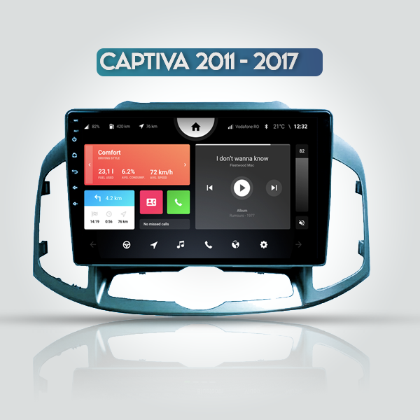 Chevrolet Captiva 2011 - 2017 10 inch Android Multimedia Bluetooth Radio