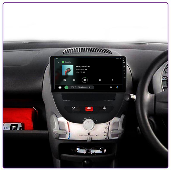 Toyota Aygo Citroen C1 C107 2005 - 2014 10 Inch Android Multimedia Touch Screen Radio 