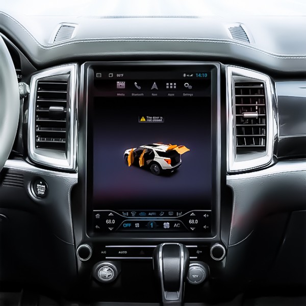 FORD RANGER T7 TESLA 2016 - 2016 - 2020 13 INCH ANDROID APPLE CARPLAY CAR RADIO - ULTRA PREMIUM SERIES 