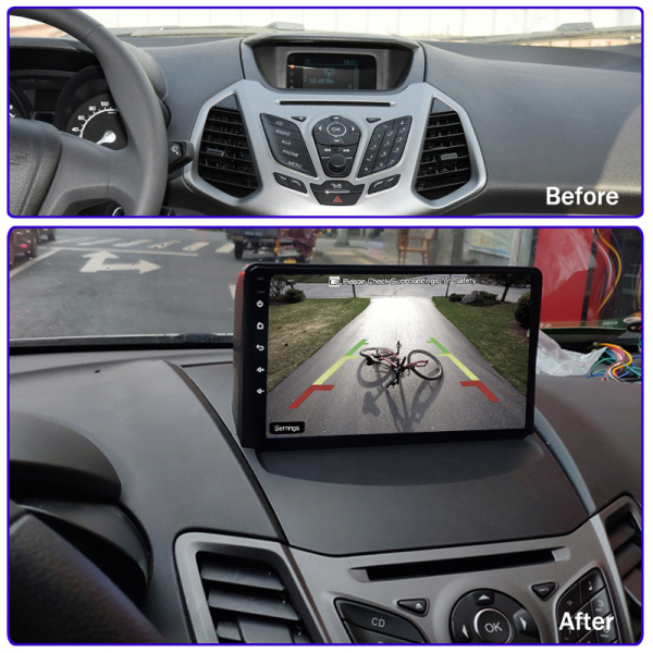 FORD ECOSPORT 9 INCH ANDROID CAR STEREO NAVIGATION IN-DASH HEAD UNIT - OPTIMAL SERIES