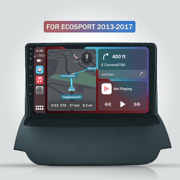 FORD ECOSPORT 9 INCH ANDROID CAR STEREO NAVIGATION IN-DASH HEAD UNIT - ULTRA PREMIUM SERIES