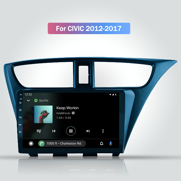 Honda Civic 2012 - 2017 9 Inch Android Navigation Touch Screen Radio 
