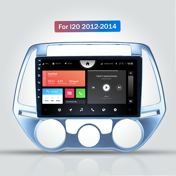 Hyundai I20 2012 - 2014 9 Inch Android Navigation Touch Screen Radio
