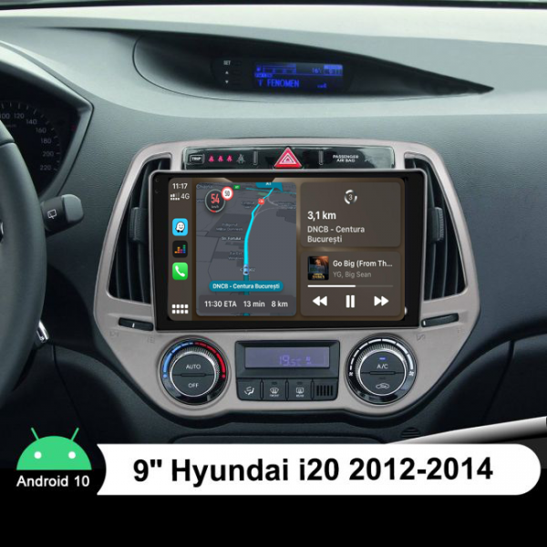 Hyundai I20 2012 - 2014 9 Inch Android Navigation Touch Screen Radio