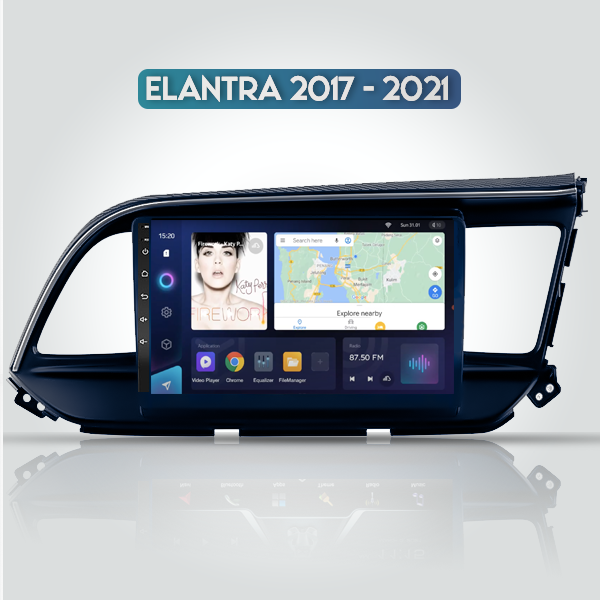 Hyundai Elantra 2017 - 2021 9 Inch Android Multimedia Apple Carplay Navigation Radio 