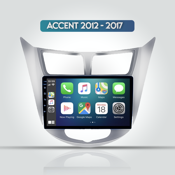 Hyundai Accent 2012 - 2017 9 Inch Android Navigation Carplay Radio 