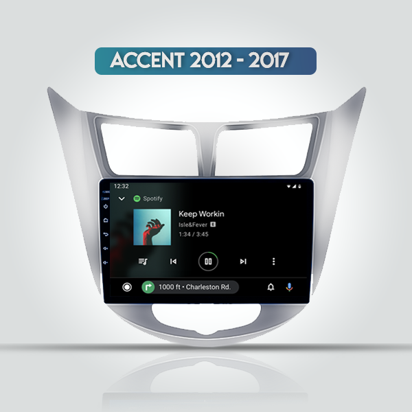 Hyundai Accent 2012 - 2017 9 Inch Android Multimedia Carplay Radio 