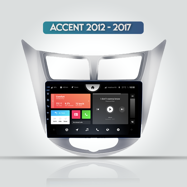 Hyundai Accent 2012 - 2017 9 Inch Android Multimedia Navigation Radio 