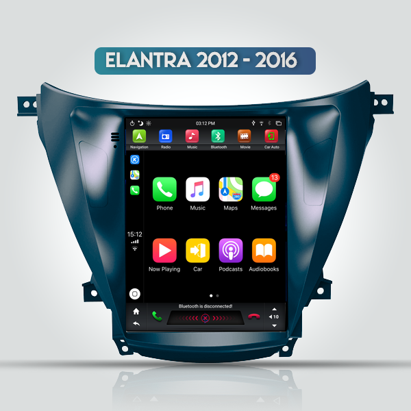 Hyundai Elantra Tesla Carplay Radio 2011 - 2016 9....