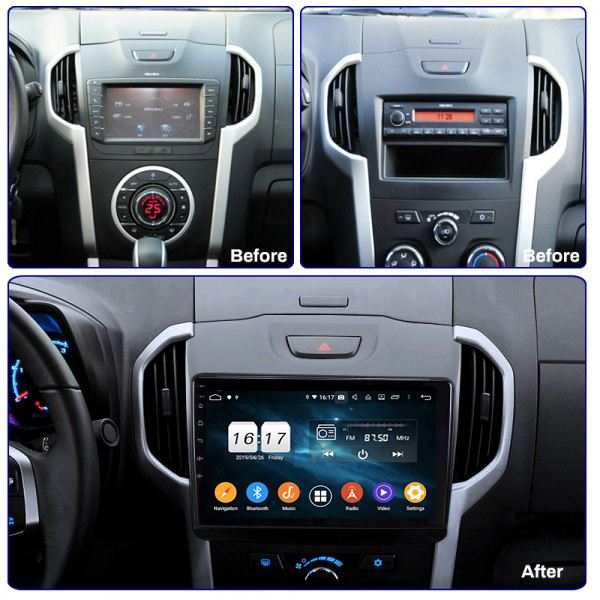 Isuzu KB/Dmax Trailblazzer 2012 - 2017 9 Inch Android Satnav Radio Car Audio Sound System