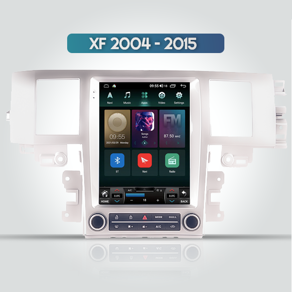 Jaguar XF 2004 - 2015 9.7 Inch Tesla Android Apple Carplay Navigation Radio