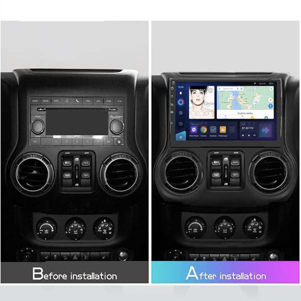 Jeep Wrangler JK 2011 - 2017 10.1 Inch Android Mul...