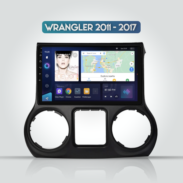 Jeep Wrangler JK 2011 - 2017 10.1 Inch Android Mul...
