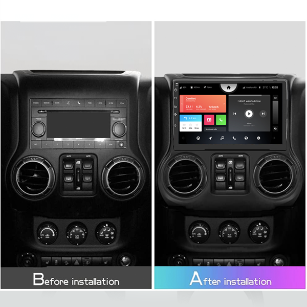Jeep Wrangler 2011 - 2017 10.1 Inch Android Multim...