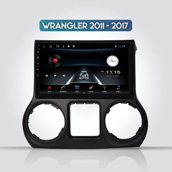 Jeep Wrangler 2011 - 2017 10.1 Inch Android Multim...