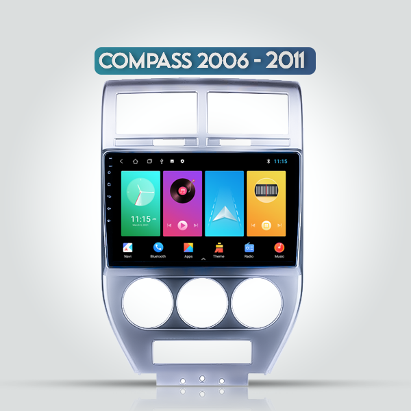 Jeep Compass 2006 - 2011 10.1 INCH ANDROID NAVIGAT...