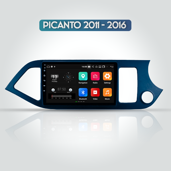 Kia Picanto 2011 - 2016 9 Inch Android Navigation ...