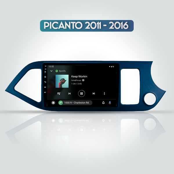 Kia Picanto 2011 - 2016 9 Inch Android Navigation Touch Screen Radio 